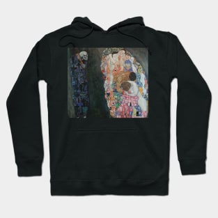 Death and Life by Gustav Klimt Hoodie